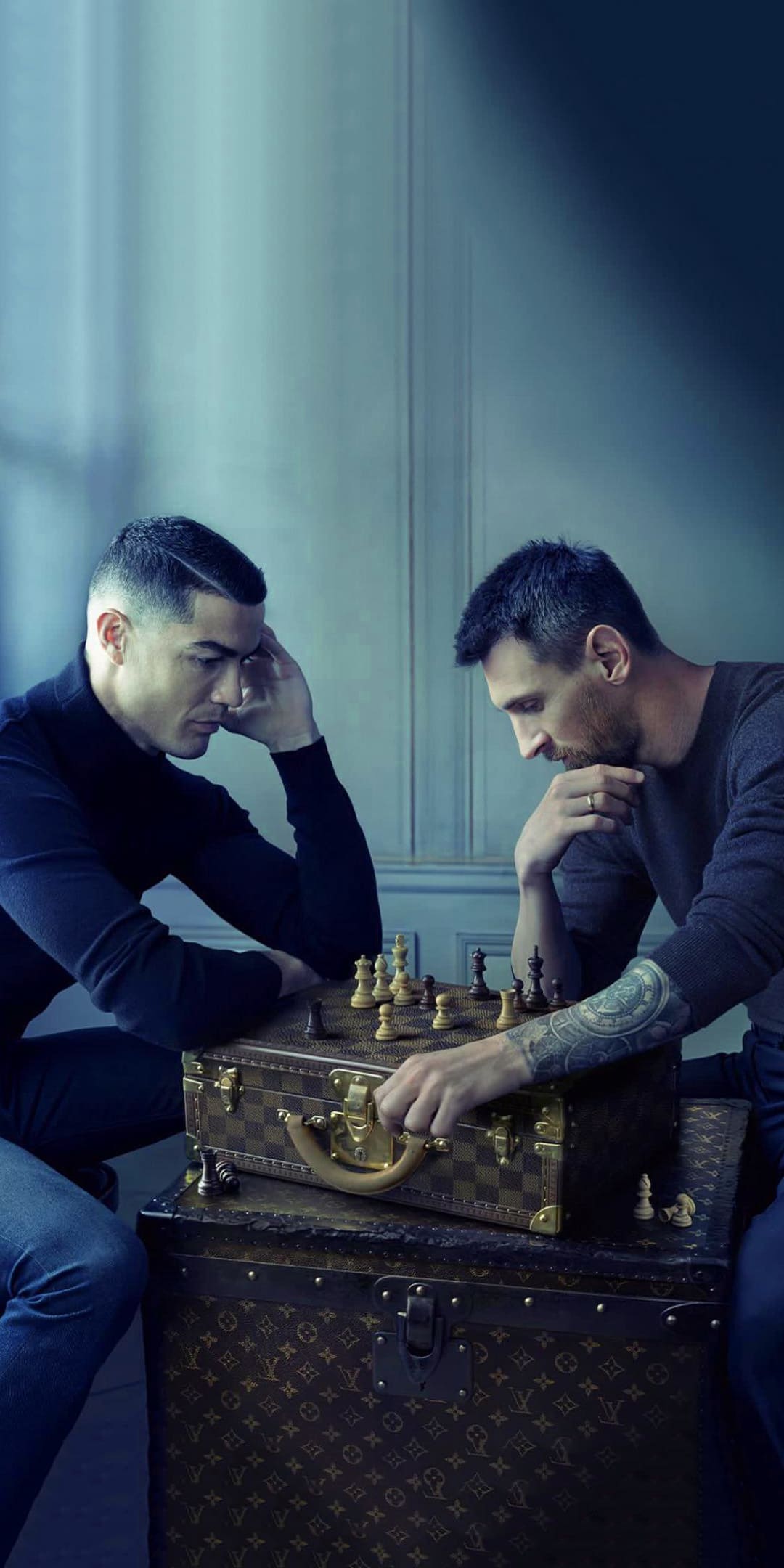 How to get ronaldo and messi chess wallpaper｜TikTok Search