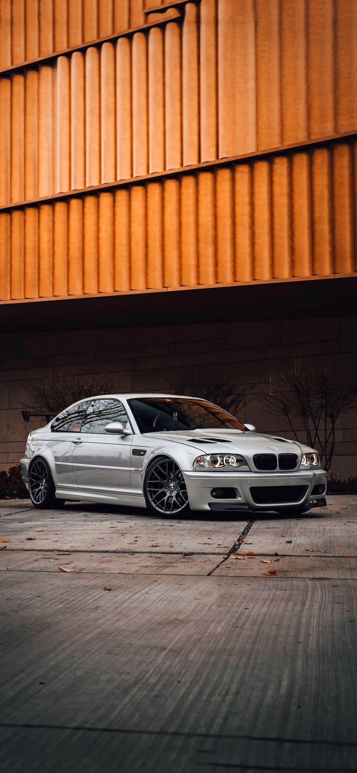 BMW M3 E46 yellow black white cars 640x1136 iPhone 55S5CSE wallpaper  background picture image