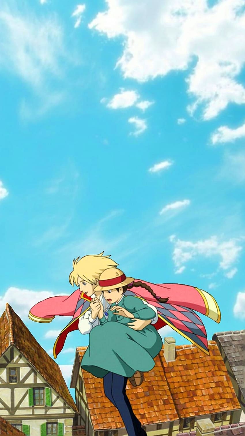 Wallpaper ID 303173  Anime Howls Moving Castle Phone Wallpaper Howl  Jenkins Pendragon Sophie Hatter 1440x3200 free download