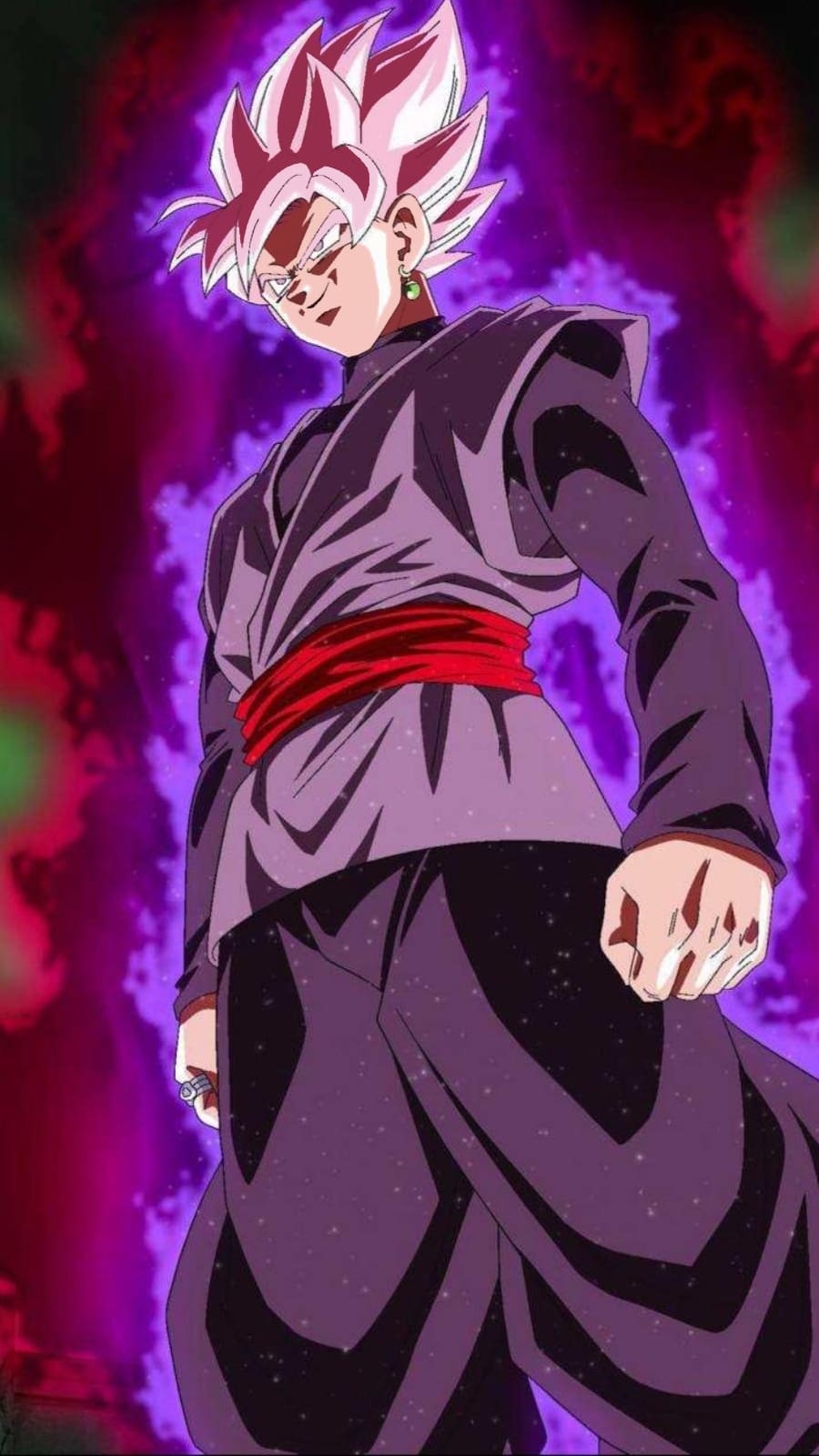 154 Black Goku in his unique beautiful form Super Saiyan Rose Anime goku  black ssj rose HD phone wallpaper  Pxfuel