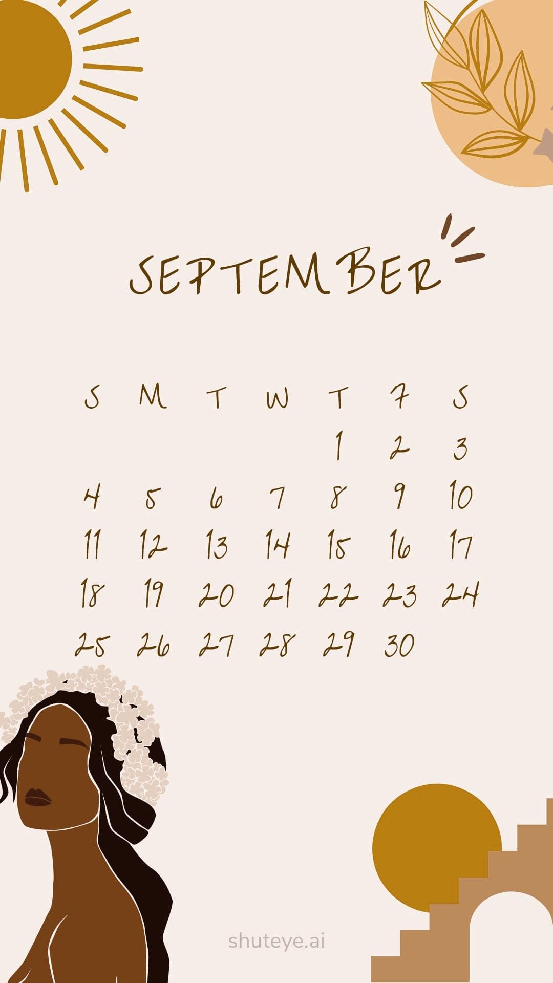 September 2023 Calendar Wallpapers