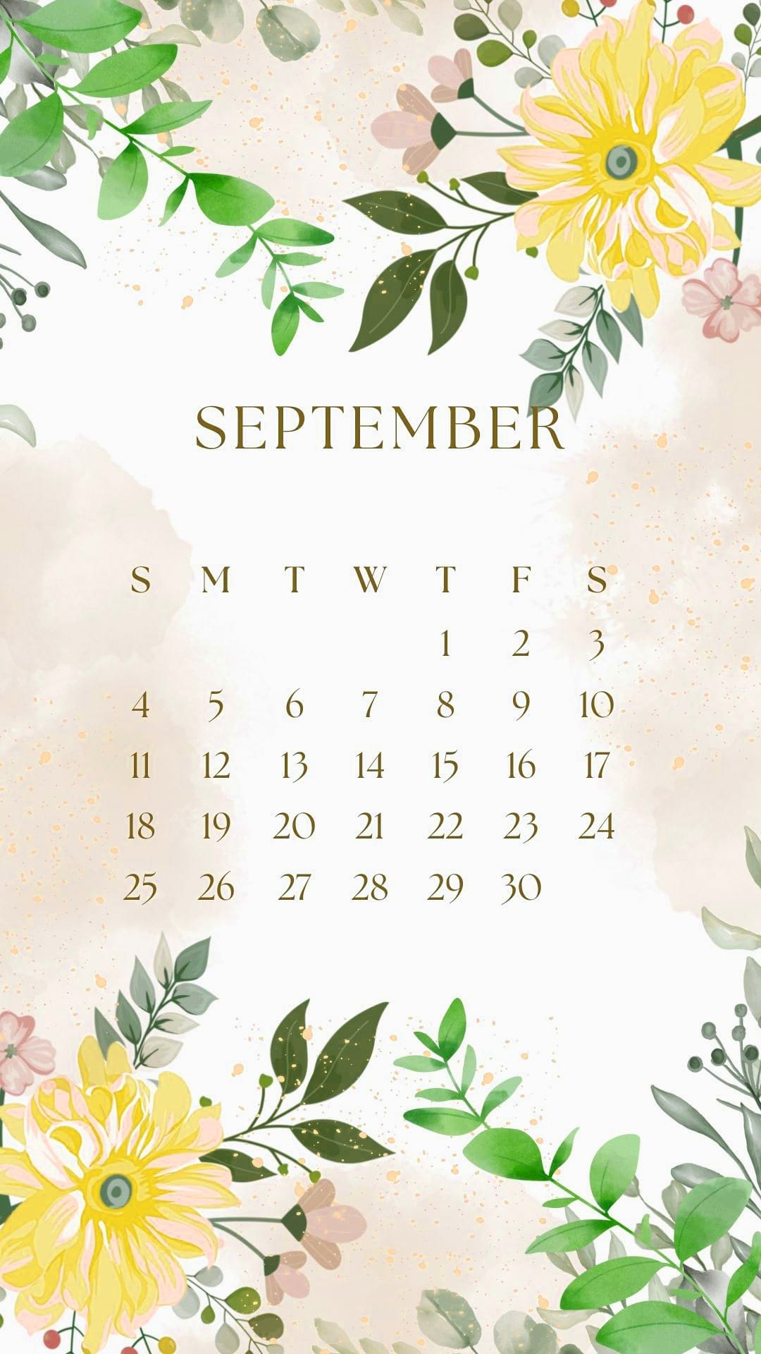 September 2023 Calendar Wallpapers