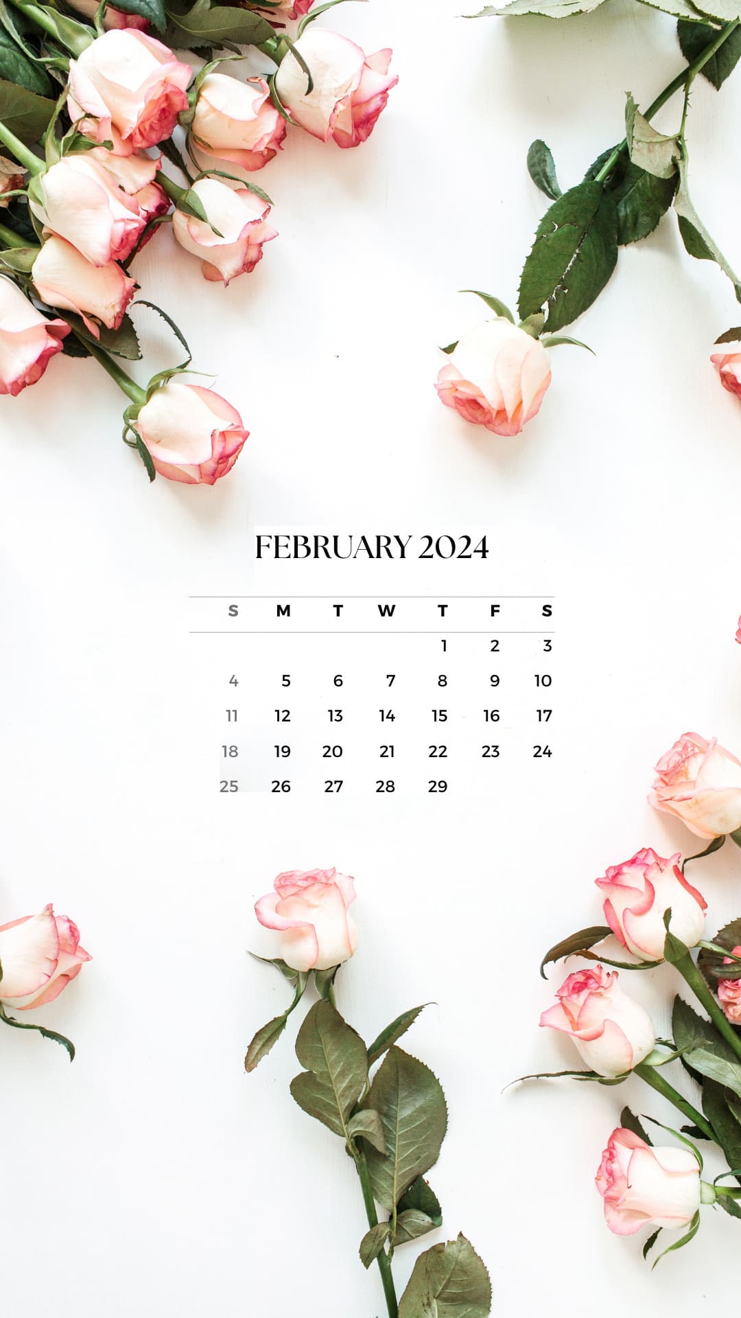 February 2024 Calendar Wallpapers