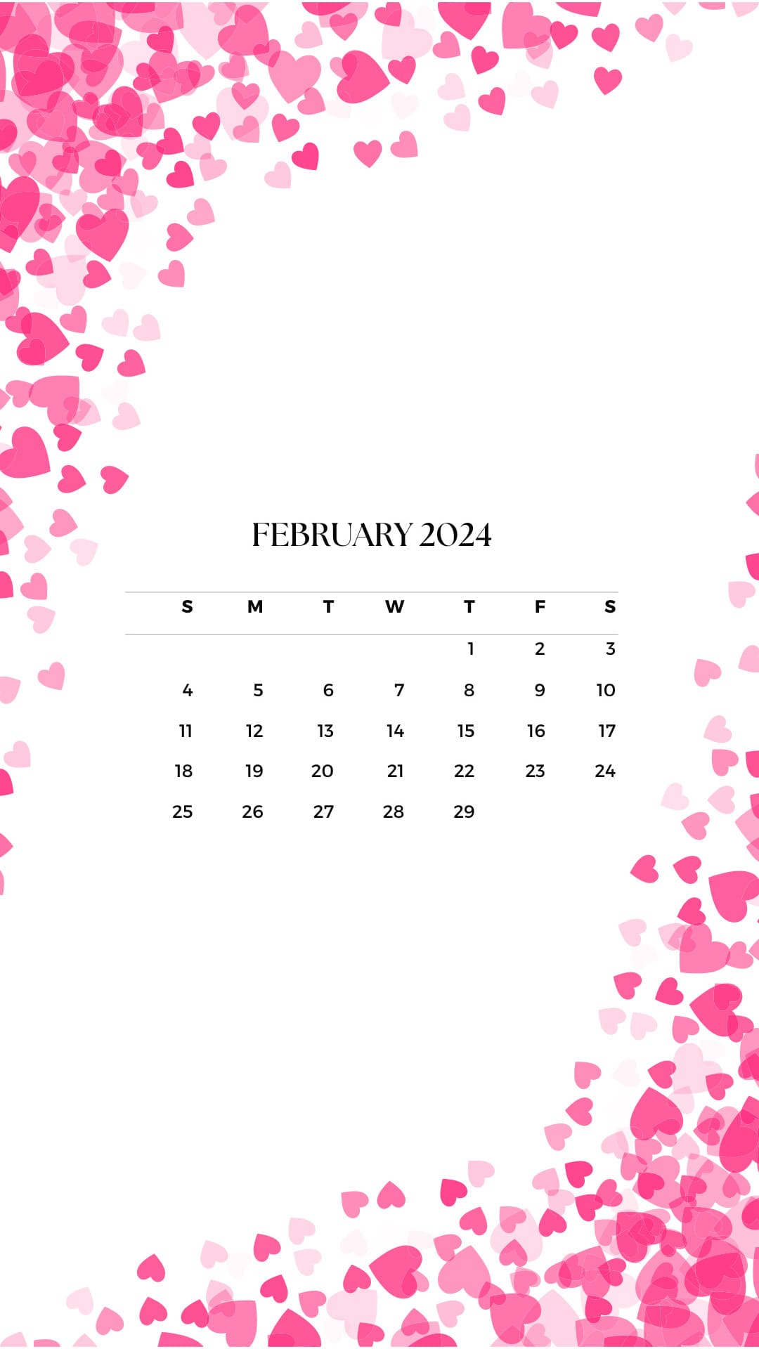 February 2024 Calendar Wallpapers