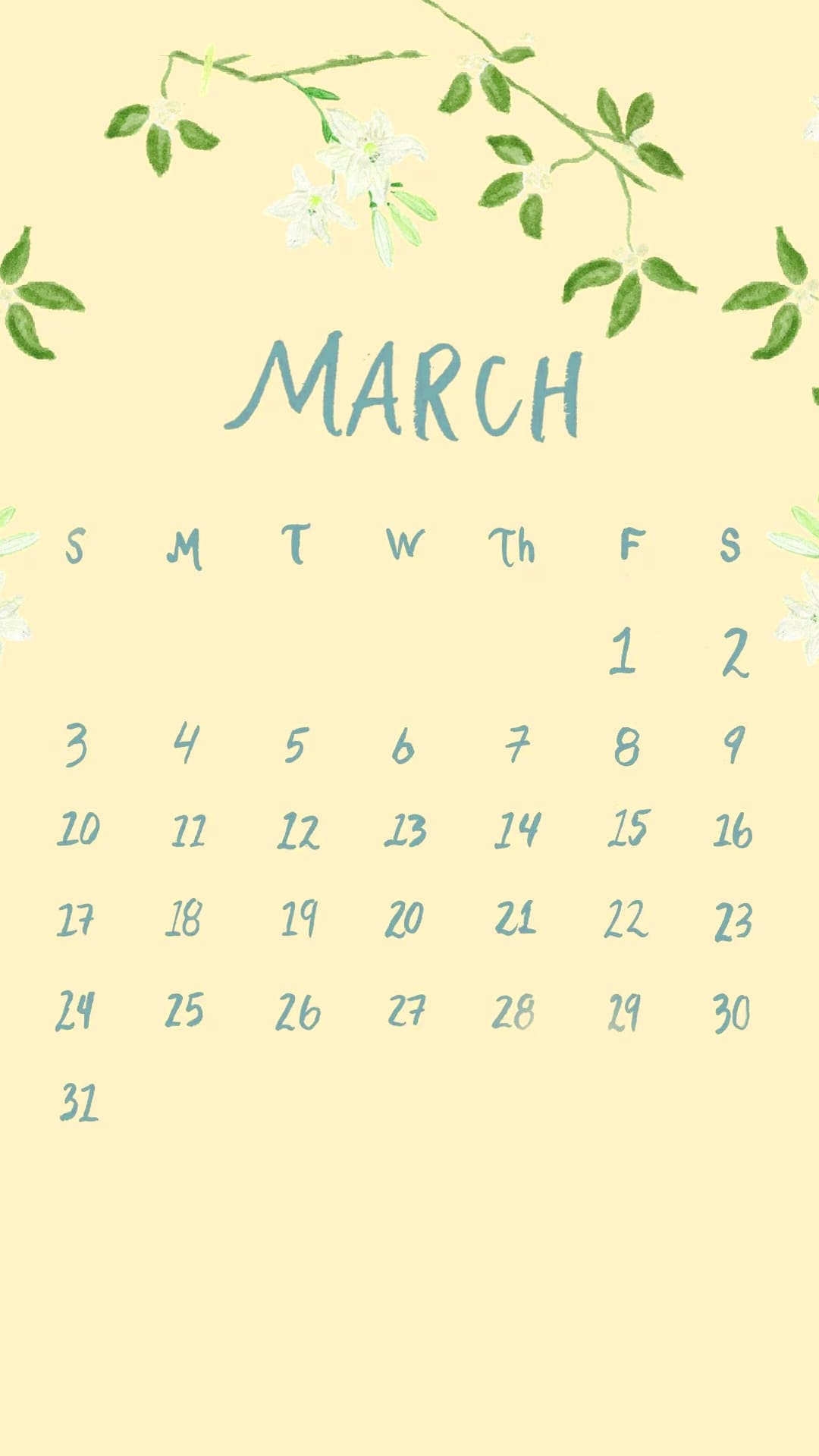 March 2024 Calendar Wallpapers TubeWP