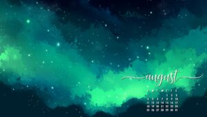 2024 August Calendar Wallpapers