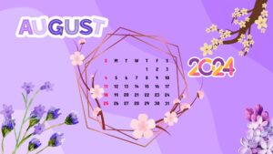 August 2024 Calendar Wallpapers