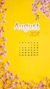 August Calendar 2024 Wallpapers