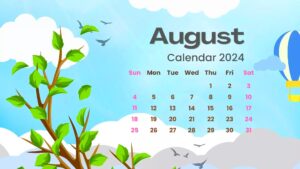 August Calendar 2024 Wallpapers