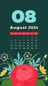 August Calendar 2024 Wallpapers