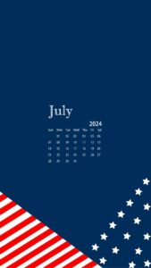 July 2024 Calendar Wallpapers