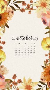 2024 October Calendar Wallpapers