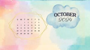 2024 October Calendar Wallpapers