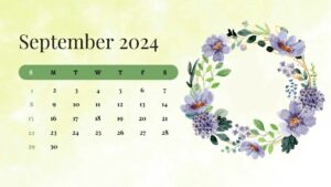 2024 September Calendar Wallpapers