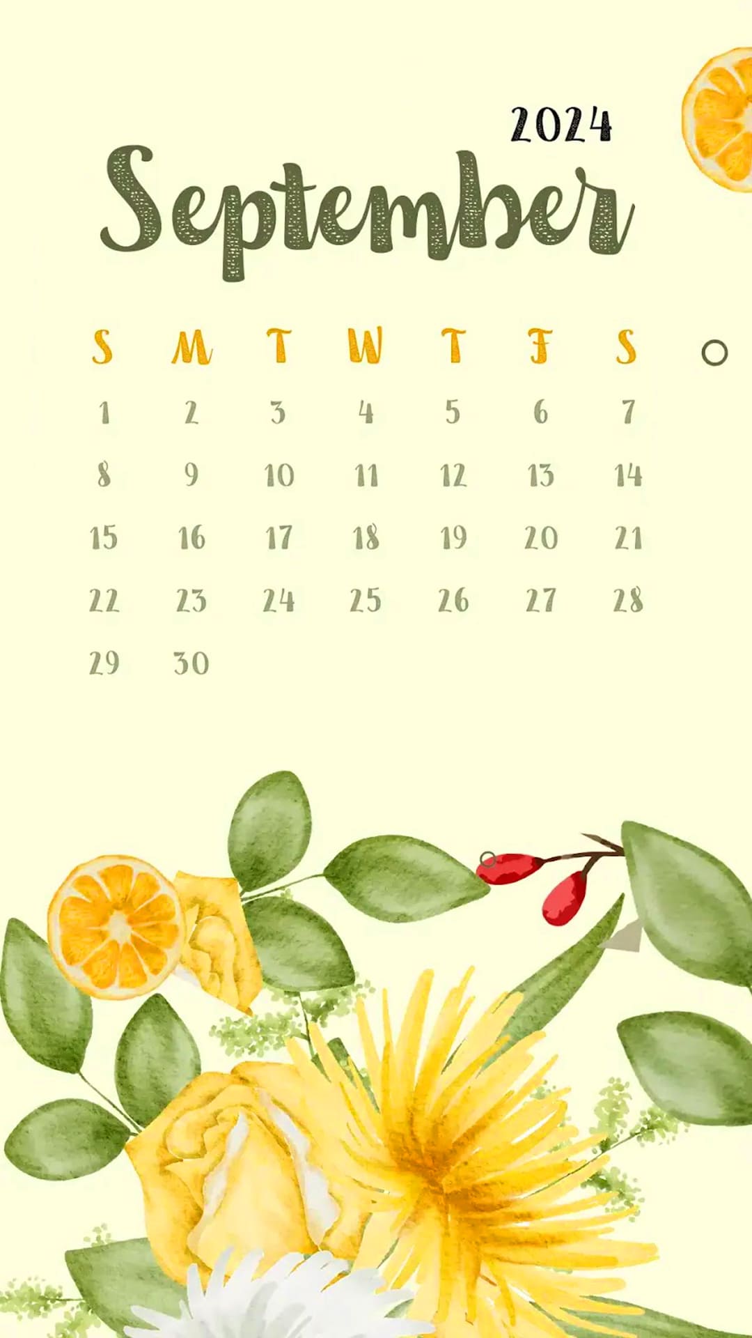 2024 September Calendar Wallpapers