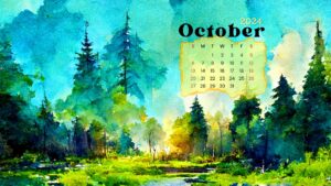 October 2024 Calendar Wallpapers