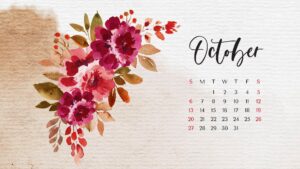 October 2024 Calendar Wallpapers
