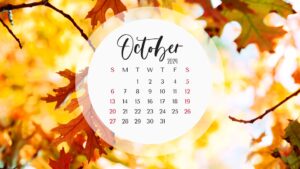 October 2024 Calendar Wallpapers