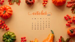 October 2024 Calendar Wallpapers