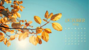 October 2024 Calendar Wallpapers