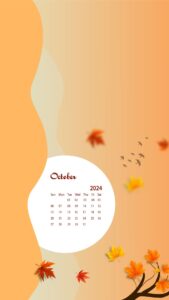 October 2024 Calendar Wallpapers