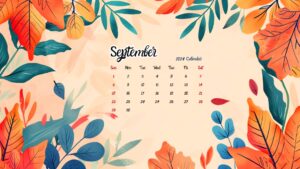 September 2024 Calendar Wallpapers