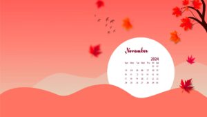 November Calendar 2024 Wallpapers