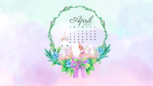 April 2025 Calendar Wallpapers