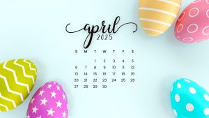 April 2025 Calendar Wallpapers